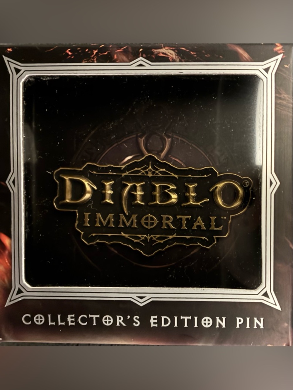 🎮 Diablo Immortal Collector’s Edition Pin Limited 2500 Blizzard Gear NEW